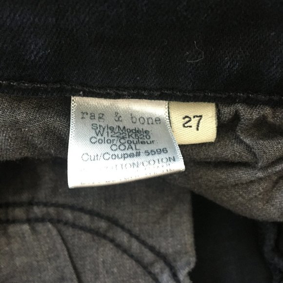 Rag & Bone Women's Skinny Dark Wash Jeans 27 Style W1222K520 - Picture 12 of 12